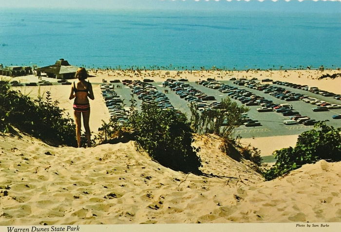 Warren Dunes State Park - Postcards Over The Years (newer photo)